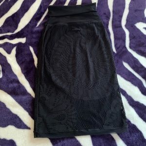 Jean Paul Gaultier High Waisted Lace Skirt